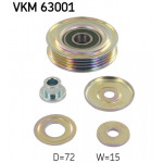 SKF Umlenk-/Führungsrolle, Keilrippenriemen